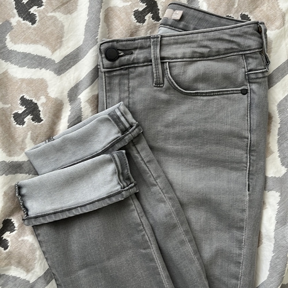 ATHLETA Sculptek Skinny Jean Gray Crop, Size 4 - Picture 7 of 7